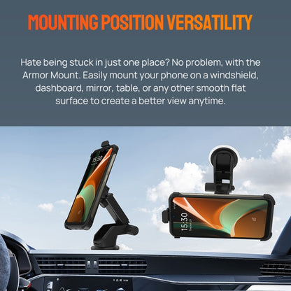 Ulefone Car Suction Cup Phone Holder(Black) - Car Holders by Ulefone | Online Shopping South Africa | PMC Jewellery