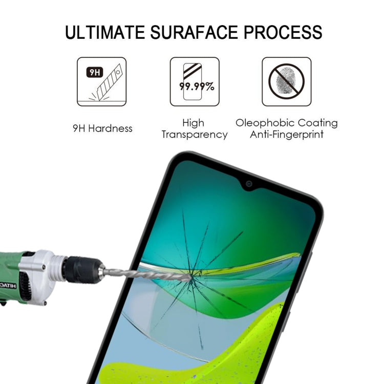 For Motorola Moto E13 25pcs Full Glue Full Screen Tempered Glass Film - Motorola Tempered Glass by PMC Jewellery | Online Shopping South Africa | PMC Jewellery