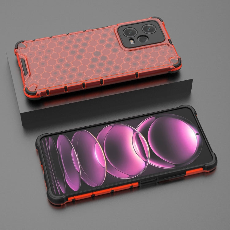 For Xiaomi Poco X5 Pro Shockproof Honeycomb PC + TPU Phone Case(Red) - free shipping - PMC TechLife - Order now!