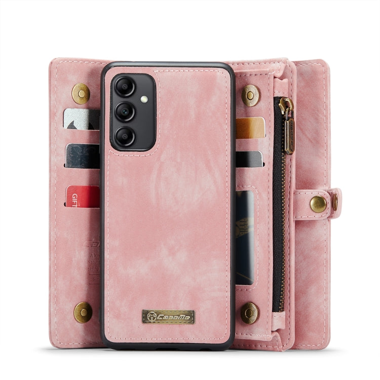 For Samsung Galaxy A14 5G CaseMe 008 Detachable Multifunctional Leather Phone Case(Pink) - Galaxy Phone Cases by CaseMe | Online Shopping South Africa | PMC Jewellery | Buy Now Pay Later Mobicred