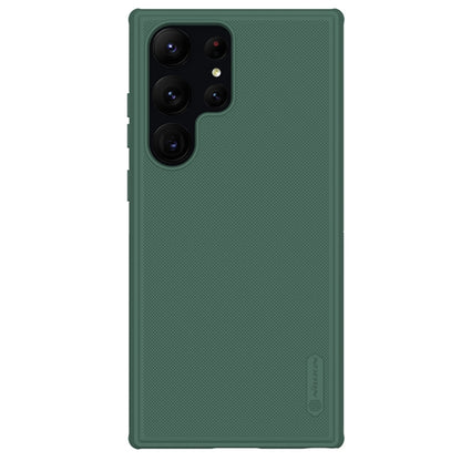 For Samsung Galaxy S23 Ultra 5G NILLKIN Super Frosted Shield Pro PC + TPU Phone Case(Green) - Galaxy S23 Ultra 5G Cases by NILLKIN | Online Shopping South Africa | PMC Jewellery | Buy Now Pay Later Mobicred