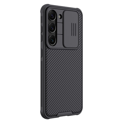 For Samsung Galaxy S23 5G NILLKIN Black Mirror Pro Series Camshield Phone Case(Black) - Galaxy S23 5G Cases by NILLKIN | Online Shopping South Africa | PMC Jewellery