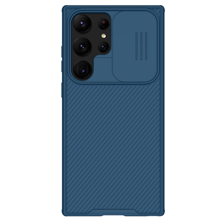 For Samsung Galaxy S23 Ultra 5G NILLKIN Black Mirror Pro Series Camshield Phone Case(Blue) - Galaxy S23 Ultra 5G Cases by NILLKIN | Online Shopping South Africa | PMC Jewellery