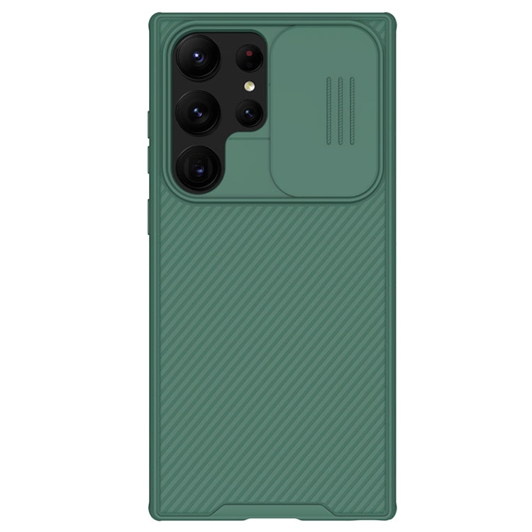 For Samsung Galaxy S23 Ultra 5G NILLKIN Black Mirror Pro Series Camshield Phone Case(Green) - Galaxy S23 Ultra 5G Cases by NILLKIN | Online Shopping South Africa | PMC Jewellery