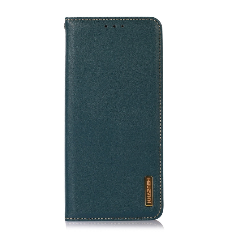 For OnePlus Nord CE 3 Lite KHAZNEH Nappa Top Layer Cowhide Leather Phone Case(Green) - OnePlus Cases by PMC Jewellery | Online Shopping South Africa | PMC Jewellery