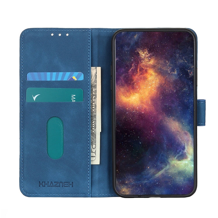 For Xiaomi Poco X5 5G / Redmi Note 12 5G KHAZNEH Retro Texture Flip Leather Phone Case(Blue) - free shipping - PMC TechLife - Order now!