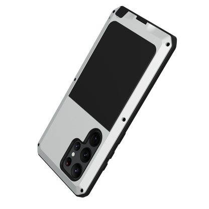 For Samsung Galaxy S23 Ultra 5G RedPepper 360 Full Body Rugged Metal Life Waterproof Phone Case(Silver) - Galaxy S23 Ultra 5G Cases by RedPepper | Online Shopping South Africa | PMC Jewellery | Buy Now Pay Later Mobicred