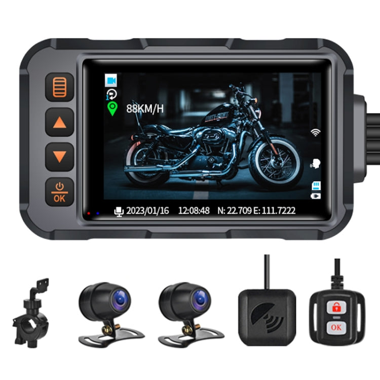 SE65 Dual 1080P Waterproof HD Motorcycle DVR, Support WiFi / GPS / Cycling Video - Electrical Instruments by PMC Jewellery | Online Shopping South Africa | PMC Jewellery