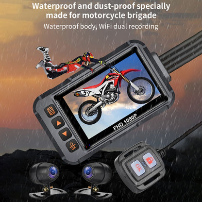 SE65 Dual 1080P Waterproof HD Motorcycle DVR, Support WiFi / GPS / Cycling Video - Electrical Instruments by PMC Jewellery | Online Shopping South Africa | PMC Jewellery