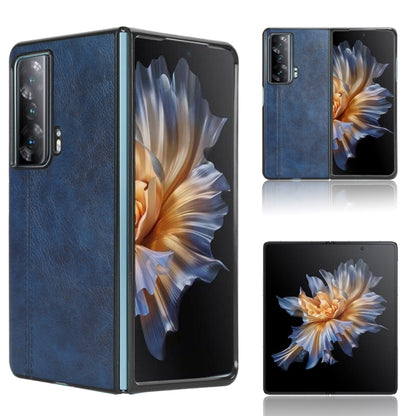 For Honor Magic Vs Sewing Cow Pattern Skin PC + PU + TPU Phone Case(Blue) - Honor Cases by PMC Jewellery | Online Shopping South Africa | PMC Jewellery