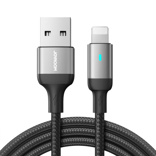 JOYROOM S-UL012A10 Extraordinary Series 2.4A USB-A to 8 Pin Fast Charging Data Cable, Cable Length:1.2m(Black) - Normal Style Cable by JOYROOM | Online Shopping South Africa | PMC Jewellery