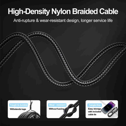 JOYROOM S-UL012A10 Extraordinary Series 2.4A USB-A to 8 Pin Fast Charging Data Cable, Cable Length:1.2m(Black) - Normal Style Cable by JOYROOM | Online Shopping South Africa | PMC Jewellery