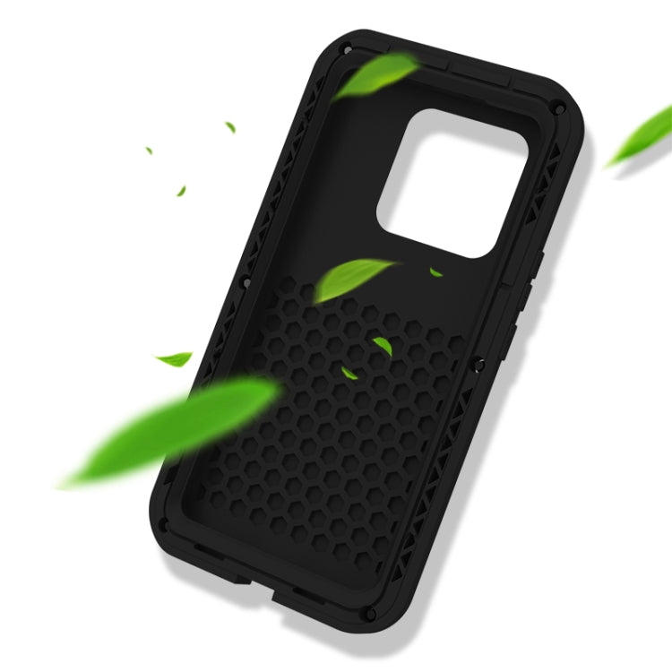 For Xiaomi 13 LOVE MEI Metal Shockproof Life Waterproof Dustproof Phone Case(Black) - 13 Cases by LOVE MEI | Online Shopping South Africa | PMC Jewellery