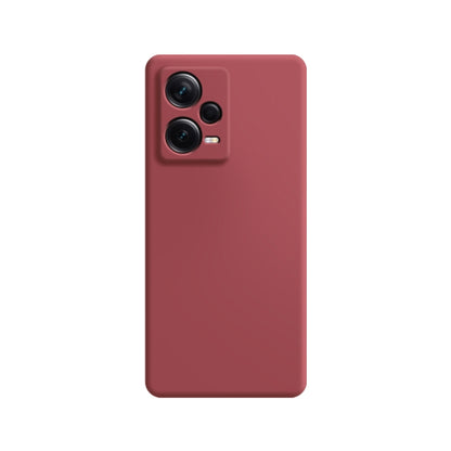 For Xiaomi Redmi Note 12 5G Global Imitation Liquid Silicone Phone Case(Red) - Note 12 Cases by PMC Jewellery | Online Shopping South Africa | PMC Jewellery