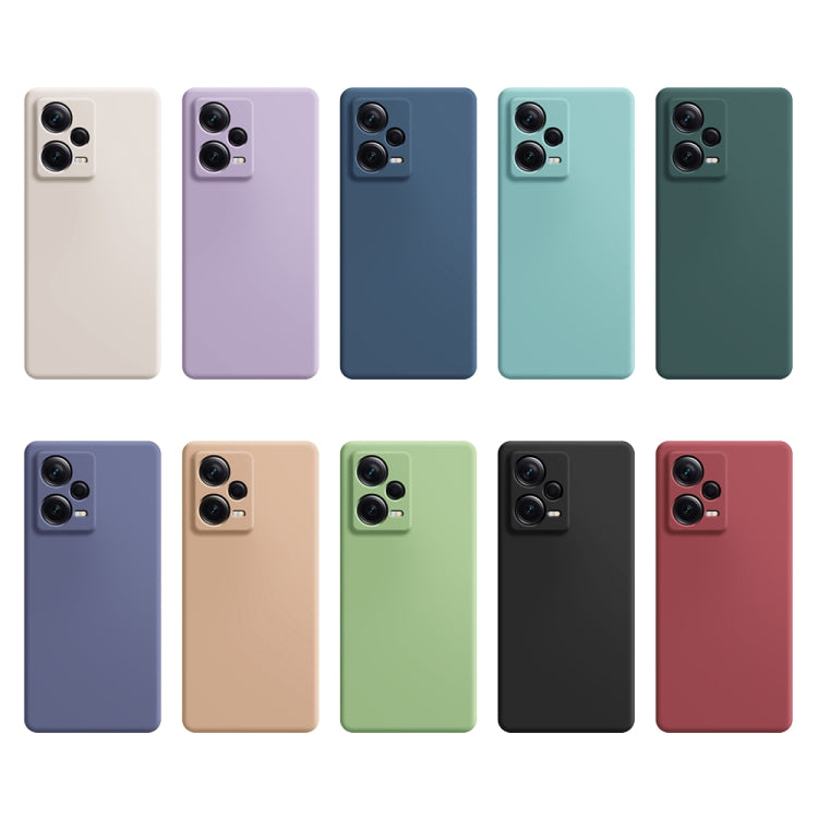 For Xiaomi Redmi Note 12 5G Global Imitation Liquid Silicone Phone Case(Purple) - Note 12 Cases by PMC Jewellery | Online Shopping South Africa | PMC Jewellery