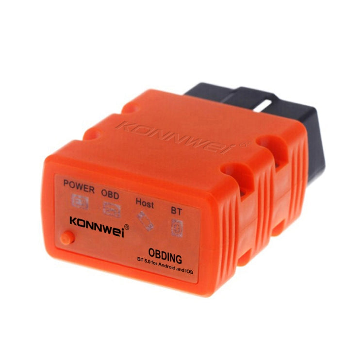 KONNWEI KW902 Bluetooth 5.0 OBD2 Car Fault Diagnostic Scan Tools Support IOS / Android(Orange) - Code Readers & Scan Tools by KONNWEI | Online Shopping South Africa | PMC TechLife | Buy Now Pay Later Mobicred