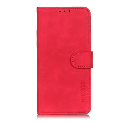 For Google Pixel 7a KHAZNEH Retro Texture Flip Leather Phone Case(Red) - Google Cases by PMC Jewellery | Online Shopping South Africa | PMC Jewellery