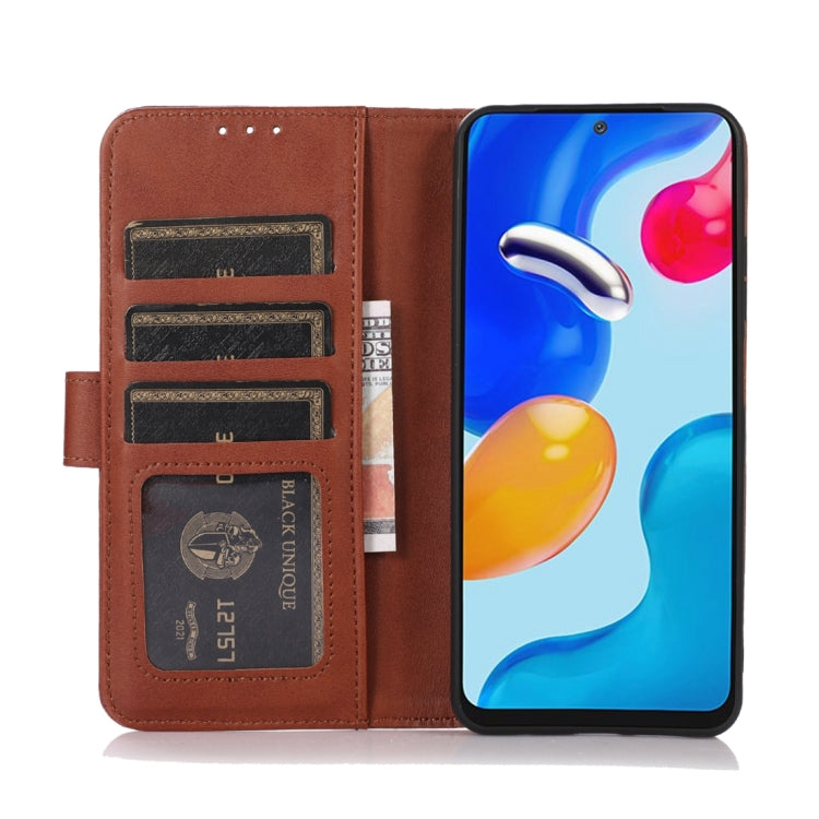 For Sony Xperia 10 V Cow Texture Leather Phone Case(Brown) - Sony Cases by PMC Jewellery | Online Shopping South Africa | PMC Jewellery