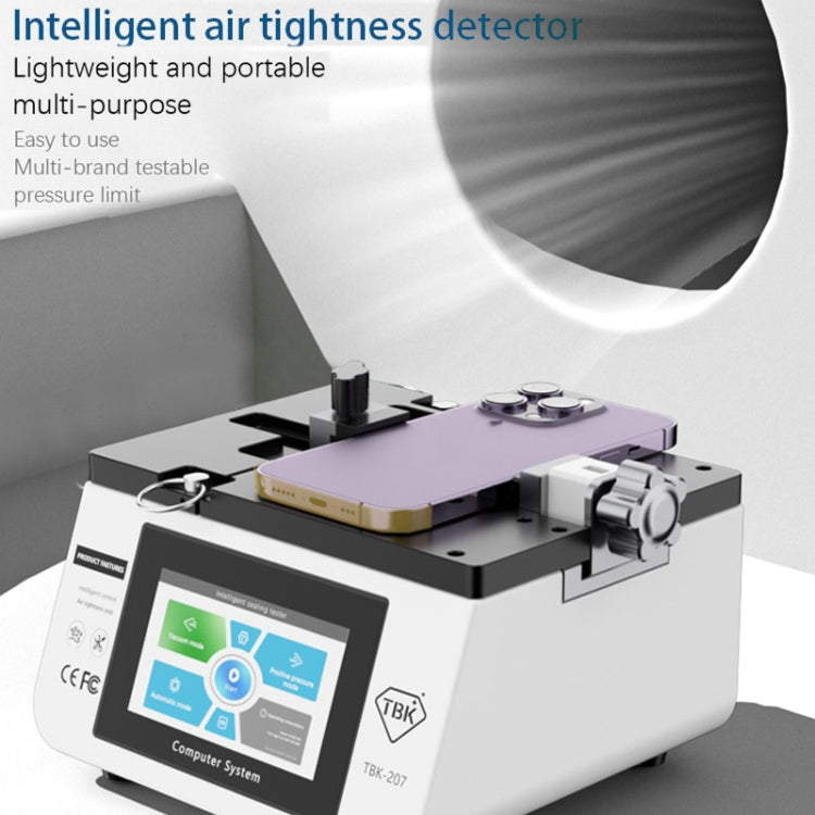 TBK-207 Portable Intelligent Air Tightness Detector Built-in Vacuum Pump(AU Plug) - free shipping - PMC TechLife - Order now!