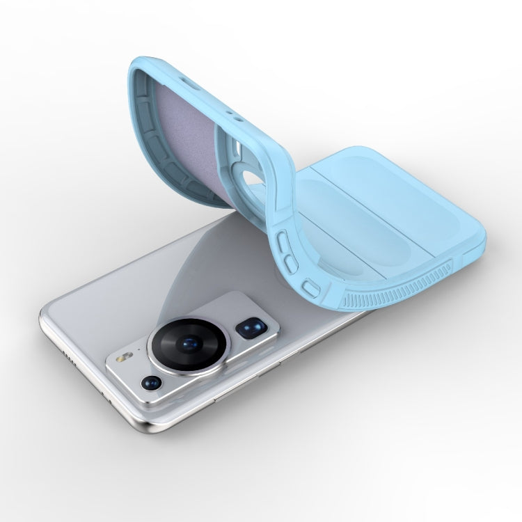 For Huawei P60 Magic Shield TPU + Flannel Phone Case(White) - Huawei Cases by PMC TechLife | Online Shopping South Africa | PMC TechLife | Buy Now Pay Later Mobicred