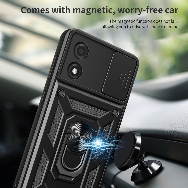 For Motorola Moto E13 4G Sliding Camera Cover Design TPU+PC Phone Case(Red) - free shipping - PMC TechLife - Order now!