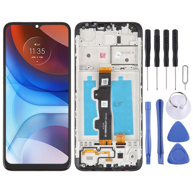 Original LCD Screen For Motorola Moto E7 Digitizer Full Assembly With Frame - free shipping - PMC TechLife - Order now!