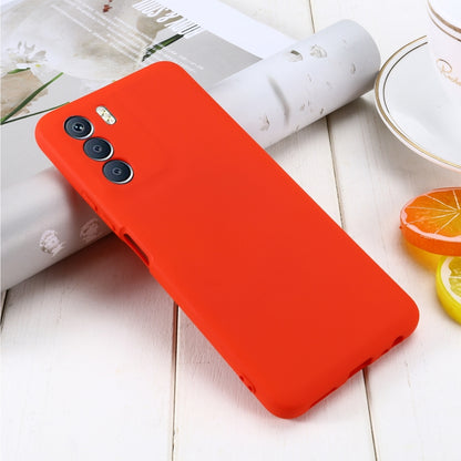 For Infinix Zero 5G 2023 Pure Color Liquid Silicone Shockproof Phone Case(Red) - Infinix Cases by PMC Jewellery | Online Shopping South Africa | PMC Jewellery