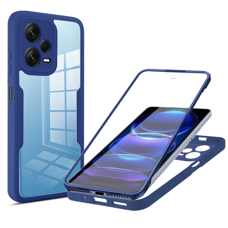 For Xiaomi Redmi Note 12 Pro 5G / Poco X5 Pro Acrylic + TPU 360 Degrees Full Coverage Phone Case(Blue) - Note 12 Pro Cases by PMC Jewellery | Online Shopping South Africa | PMC Jewellery