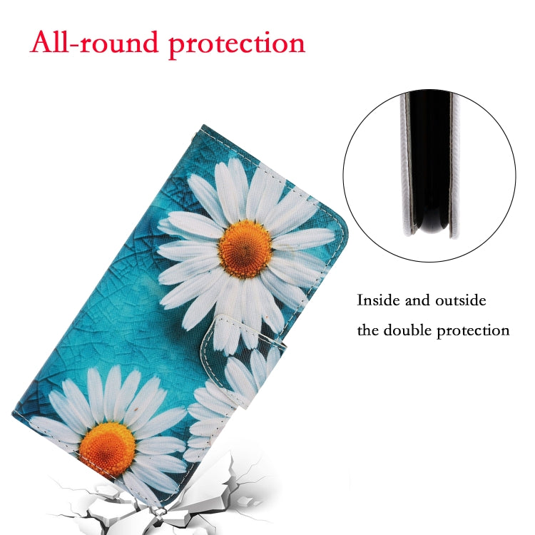 For Xiaomi Redmi 12C Colored Drawing Pattern Flip Leather Phone Case(Daisy) - Xiaomi Cases by PMC Jewellery | Online Shopping South Africa | PMC Jewellery