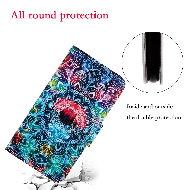 For Xiaomi Redmi 12C Colored Drawing Pattern Flip Leather Phone Case(Mandala) - free shipping - PMC TechLife - Order now!