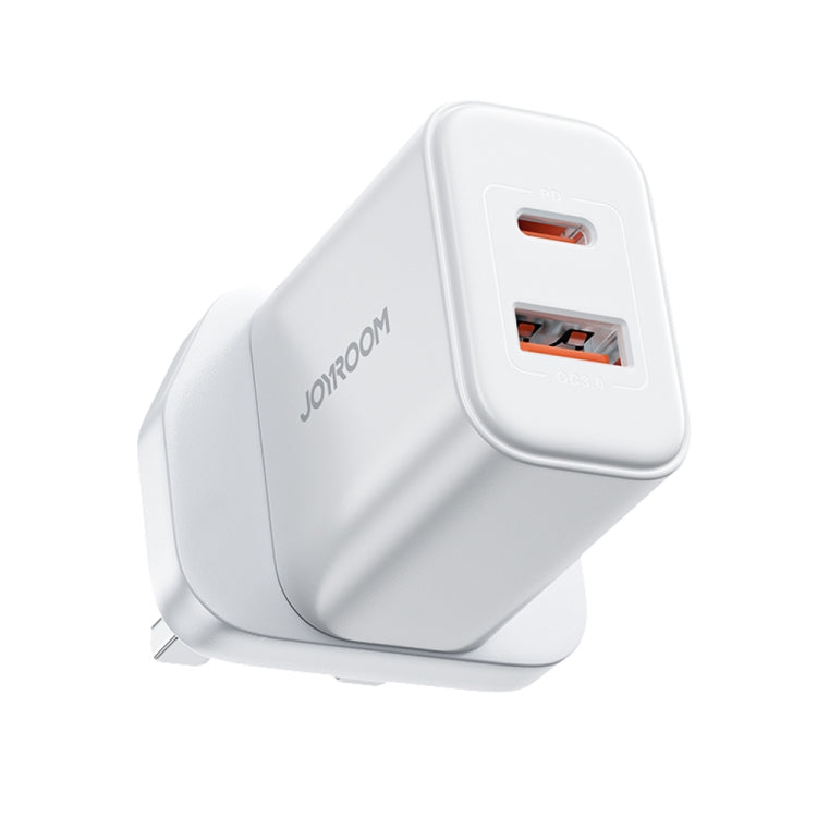 J0YROOM TCF05 20W USB+USB-C/Type-C Fast Charger, Specification:UK Plug(White) - USB Charger by JOYROOM | Online Shopping South Africa | PMC Jewellery