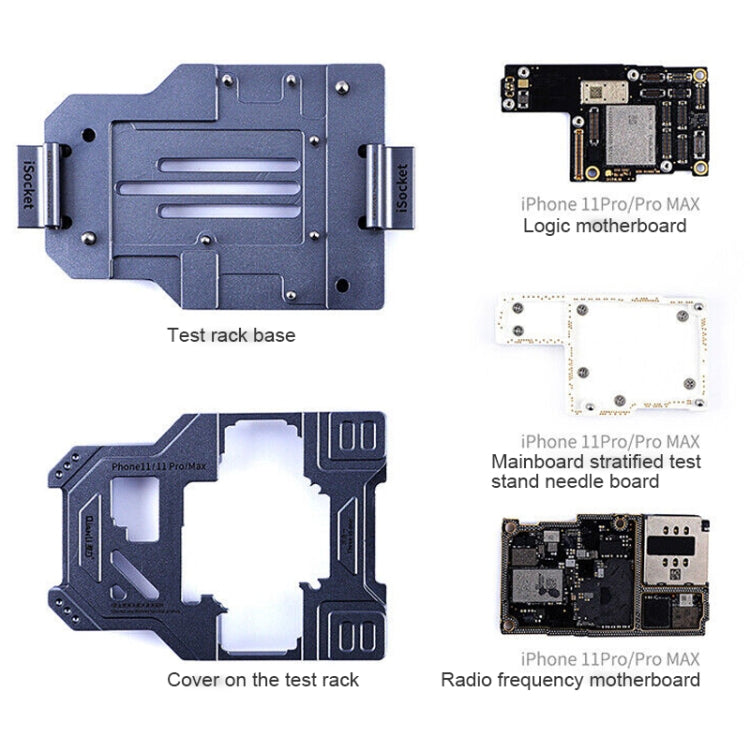 Qianli iSocket Motherboard Layered Test Fixture For iPhone 11 Series - Repair Fixture by QIANLI | Online Shopping South Africa | PMC Jewellery