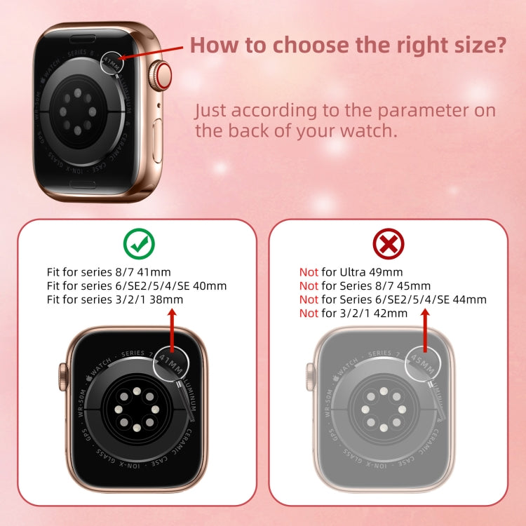 Stainless Steel Frame Silicone Watch Band For Apple Watch Series 8&7 41mm / SE 2&6&SE&5&4 40mm / 3&2&1 38mm(Black) -  by PMC Jewellery | Online Shopping South Africa | PMC Jewellery