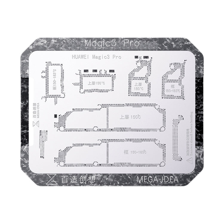 For Honor Magic3 Pro Qianli Mega-idea Multi-functional Middle Frame Positioning BGA Reballing Platform - free shipping - PMC TechLife - Order now!