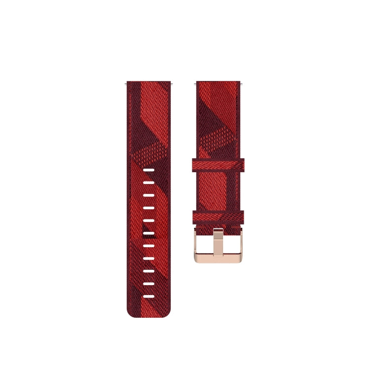 For Honor Watch GS 3i 22mm Nylon Woven Watch Band(Red) - Smart Wear by PMC Jewellery | Online Shopping South Africa | PMC Jewellery