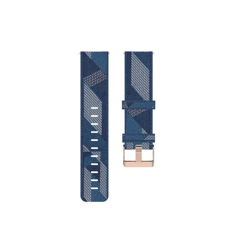 For Honor Watch GS 3i 22mm Nylon Woven Watch Band(Blue) -  by PMC Jewellery | Online Shopping South Africa | PMC Jewellery