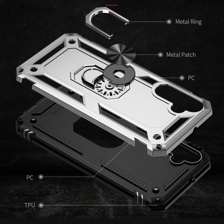 For Samsung Galaxy A24 4G Shockproof TPU + PC Phone Case(Silver) - free shipping - PMC TechLife - Order now!