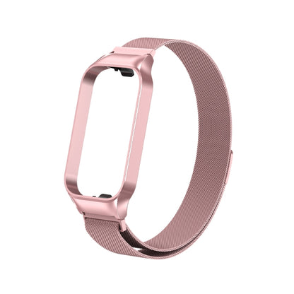 For Redmi Band 2 Milan Magnetic Metal Watch Band(Rose Pink) - Smart Wear by PMC Jewellery | Online Shopping South Africa | PMC Jewellery