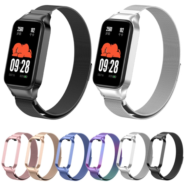 For Redmi Band 2 Milan Magnetic Metal Watch Band(Black) - Smart Wear by PMC Jewellery | Online Shopping South Africa | PMC Jewellery