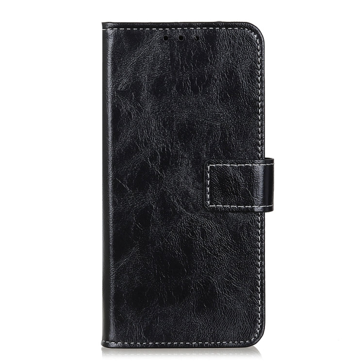 For Motorola ThinkPhone 5G Retro Crazy Horse Texture Leather Phone Case(Black) - Motorola Cases by PMC Jewellery | Online Shopping South Africa | PMC Jewellery