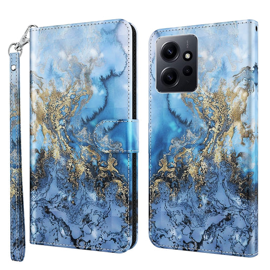 For Xiaomi Redmi Note 12 4G Global 3D Painting Pattern Flip Leather Phone Case(Milky Way) - Note 12 Cases by PMC Jewellery | Online Shopping South Africa | PMC Jewellery