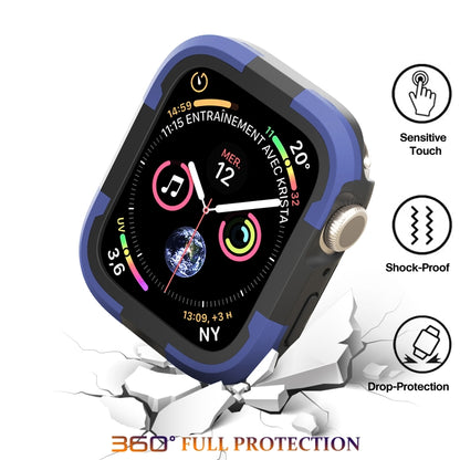 For Apple Watch Series SE 2&6&SE&5&4 44mm Armor Frame Watch Case(Purple) - Smart Wear by PMC Jewellery | Online Shopping South Africa | PMC Jewellery