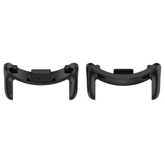 For Xiaomi Mi Band 8 1 Pair Stainless steel Metal Watch Band Connector(Black) -  by PMC Jewellery | Online Shopping South Africa | PMC Jewellery