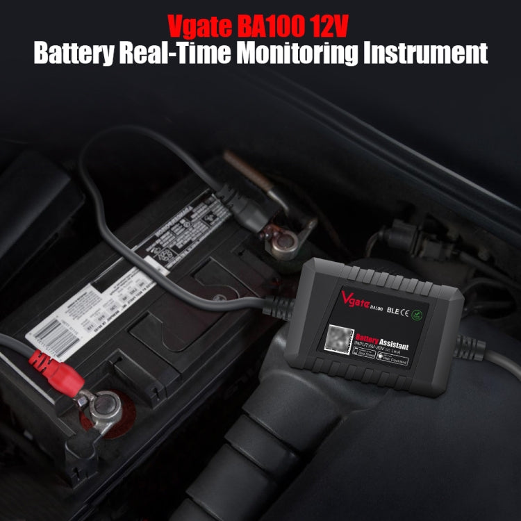 Vgate BA100 Car 12V Bluetooth 4.0 Battery Assistant Analyzer Tester - free shipping - PMC TechLife - Order now!