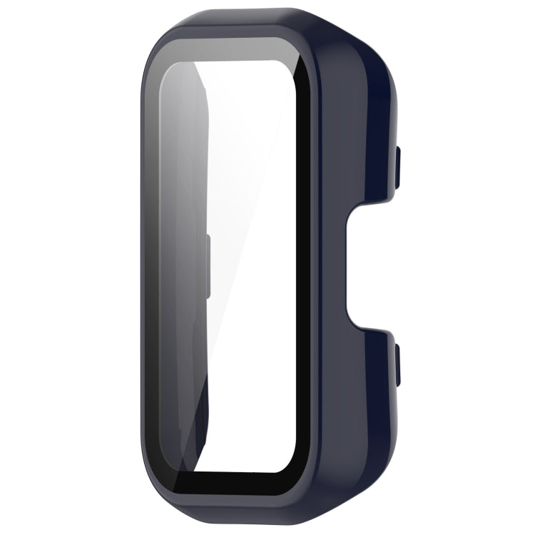 For Keep Band B3 PC + Tempered Glass Film Integrated Watch Protective Case(Ink Blue) - Smart Wear by PMC TechLife | Online Shopping South Africa | PMC TechLife