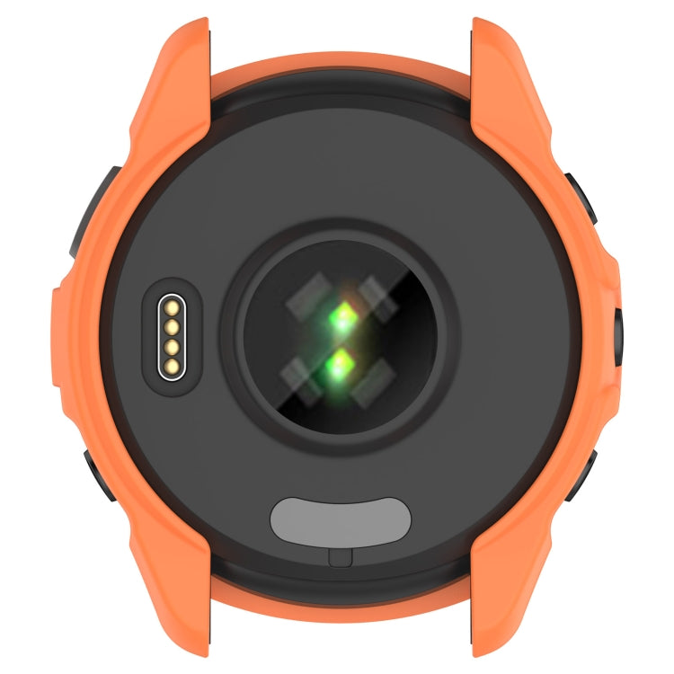 Compatible with Garmin Compatible witherunner 265 Armor Hollow Watch Protective Case(Orange) - Watch Cases by PMC Jewellery | Online Shopping South Africa | PMC Jewellery | Buy Now Pay Later Mobicred