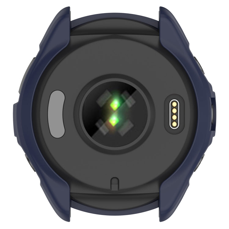 For Garmin Forerunner 965 Armor Hollow Watch Protective Case(Midnight Blue) - Watch Cases by PMC TechLife | Online Shopping South Africa | PMC TechLife