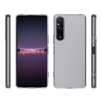 For Sony Xperia 1 V Waterproof Texture TPU Phone Case(Transparent) - Sony Cases by PMC Jewellery | Online Shopping South Africa | PMC Jewellery