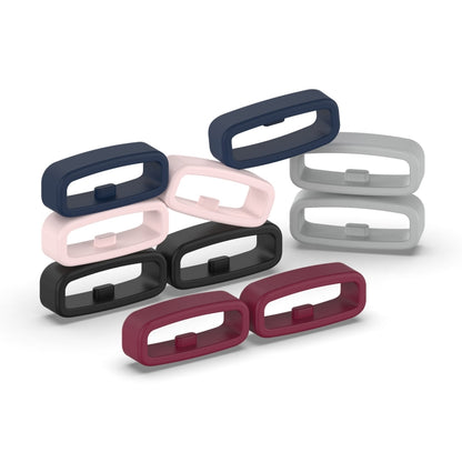 18mm 10pcs Universal Watch Band Fixed Silicone Ring Safety Buckle(Starlight Color) -  by PMC Jewellery | Online Shopping South Africa | PMC Jewellery