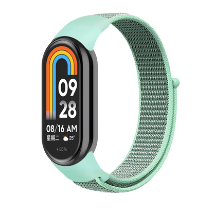 For Xiaomi Mi Band 8 Loop Nylon Replacement Watch Band(Blue Sea Color) -  by PMC Jewellery | Online Shopping South Africa | PMC Jewellery